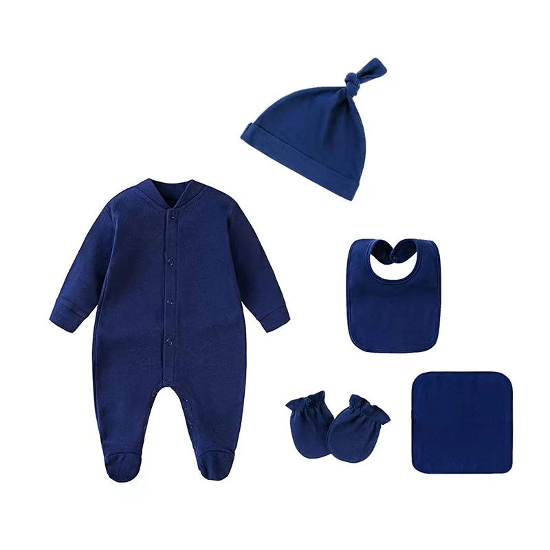 "Rory" Baby's Cotton Layette 5 PC Set