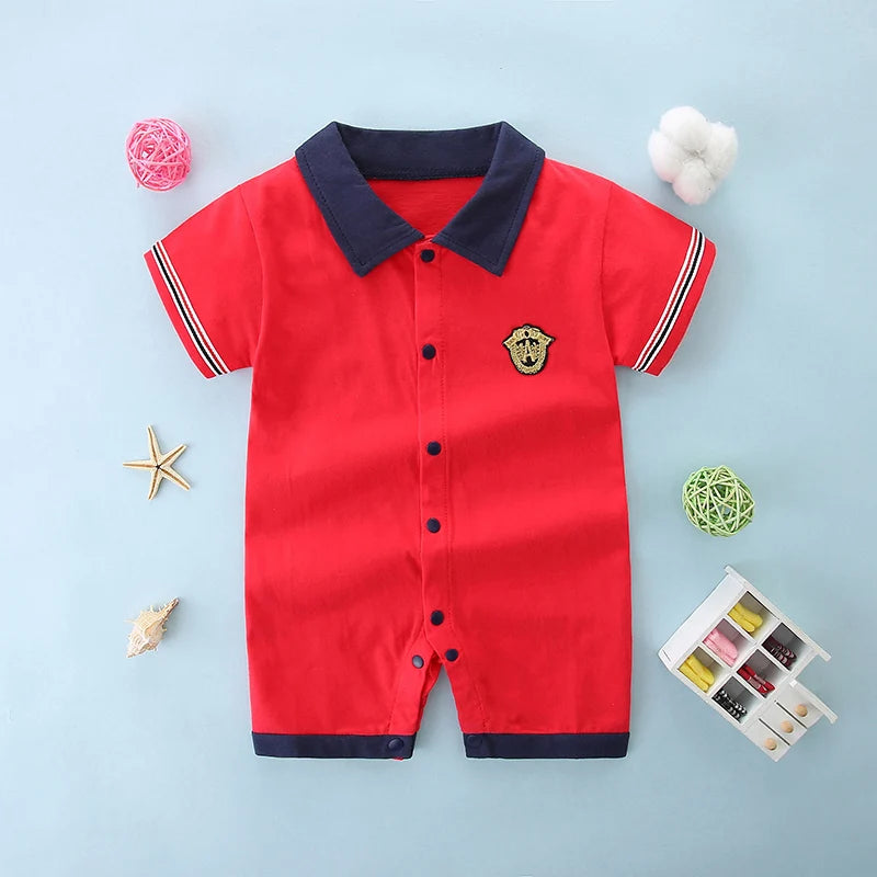 "Preppy Precious" Babies Romper - 5 Colors