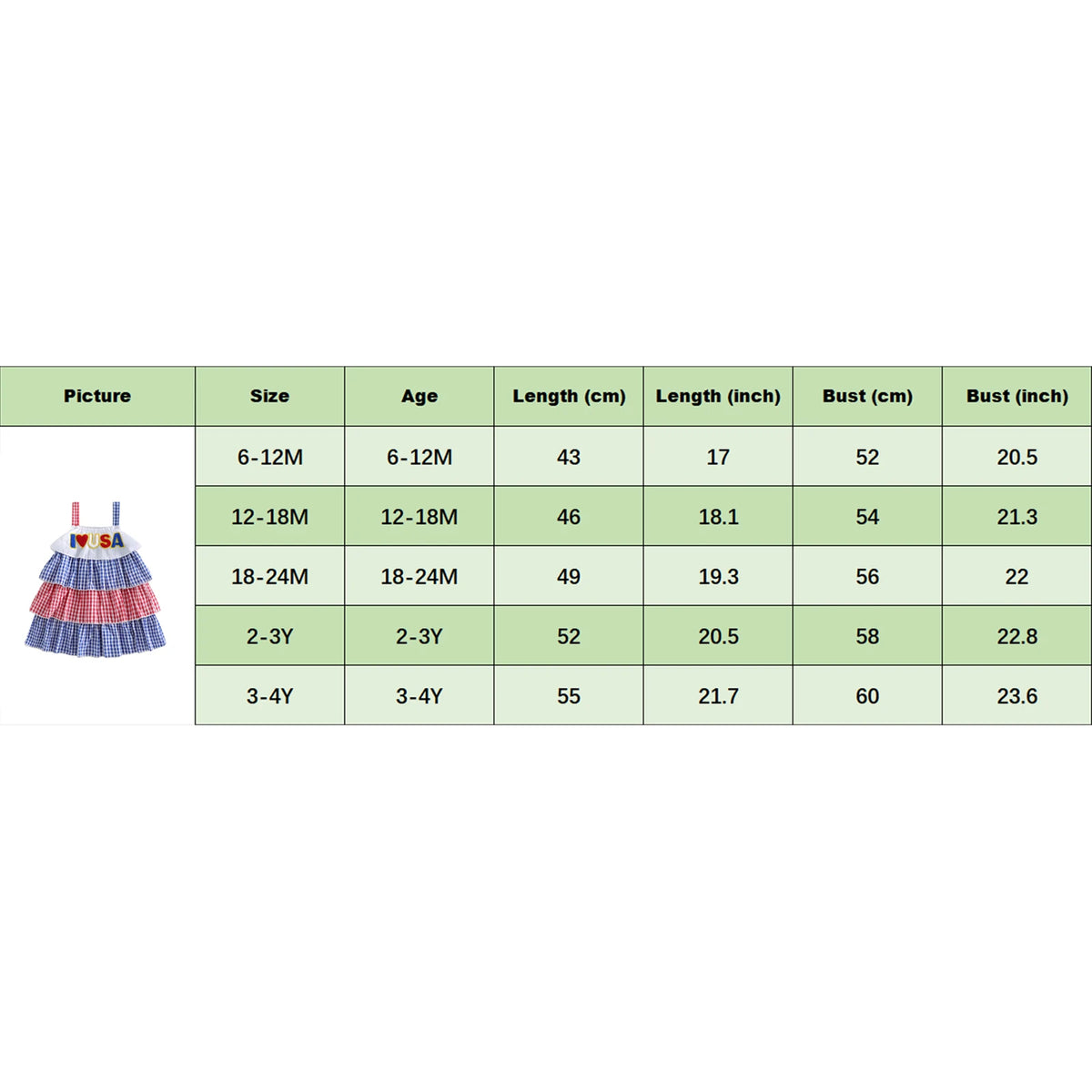 Pauline Patriotic Red, White, and Blue Tiered Toddler Party Dress - Adorable Frills - The Palm Beach Baby Esrimated 13-19 Day Shipping