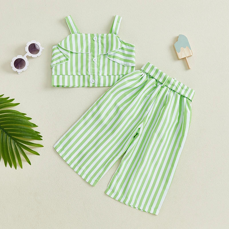 "Stripe Cutie" Pants Set