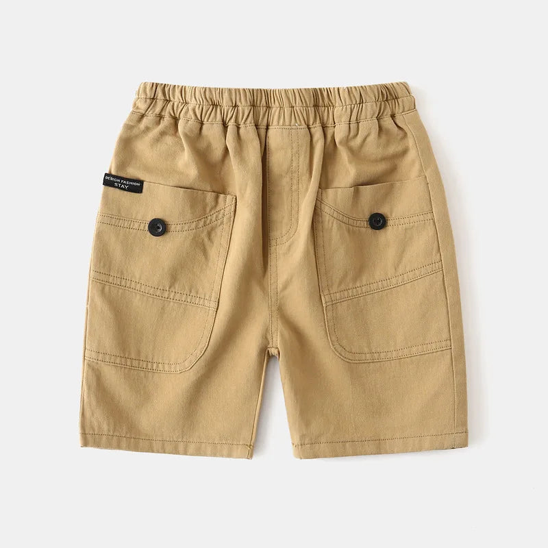 Derrick Boys Cotton Shorts in 3 Color Options