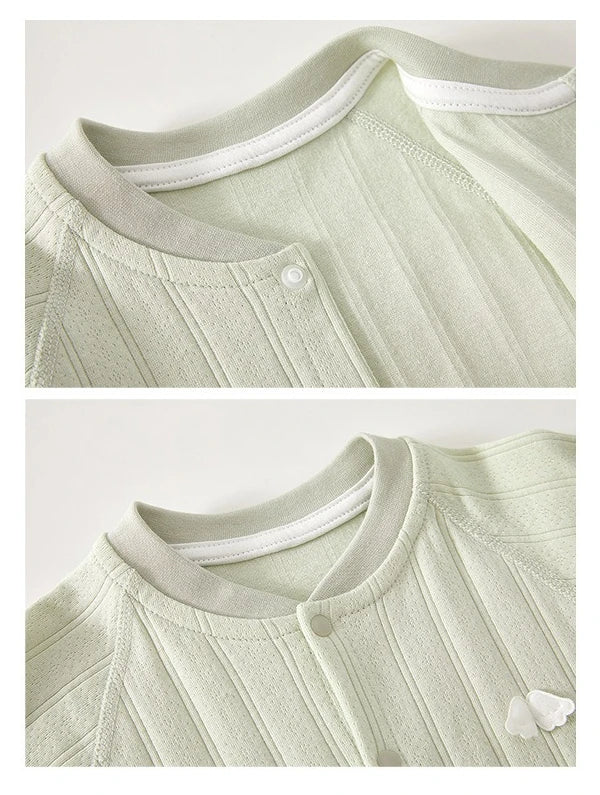Quin Cloud Soft Cotton Long-sleeved Romper - 1 to 9 Months