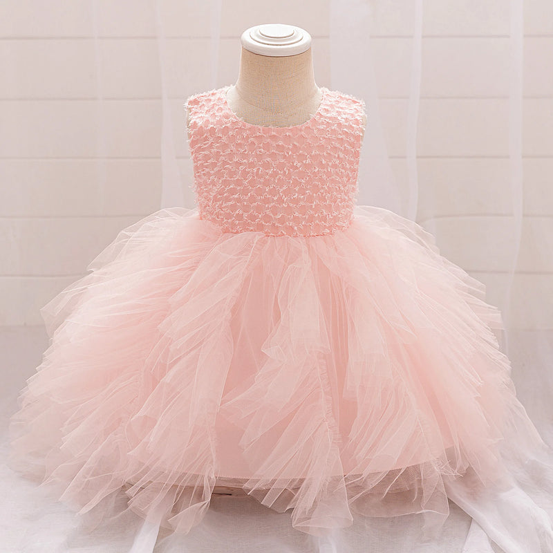 "Talissa" Chic Princess Pink Party Dress