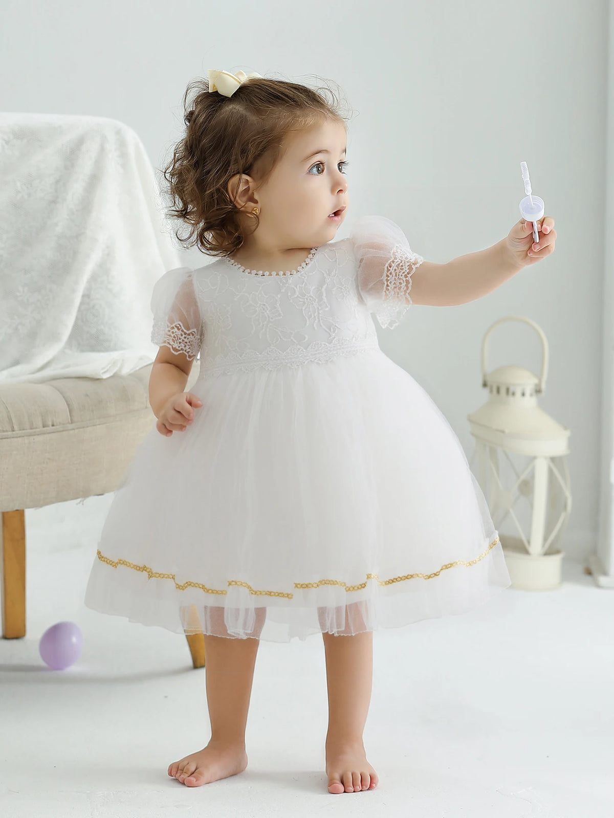 Amity Lace Tulle Special Occasion Dress - The Palm Beach Baby Estimated 12 - 20 Day Shipping