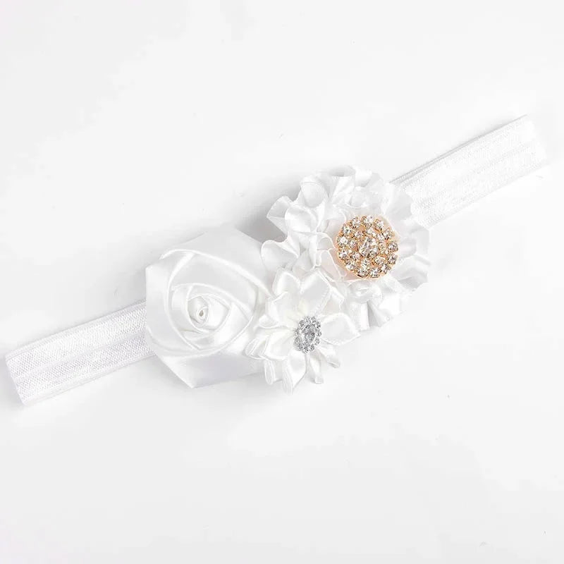 "Eleanor" Chiffon Flower Children's Headband - 17 Chic Designs