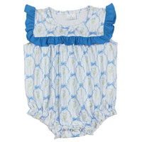 Vivacious Frills Baby Rompers for Girls - Cute Bows & Playful Frills - The Palm Beach Baby Estimated 14 - 20 Day Shipping
