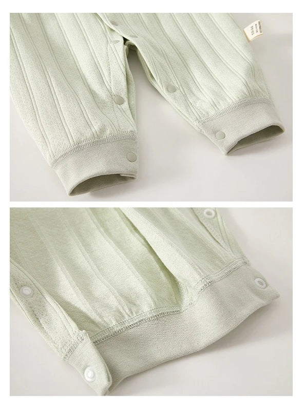 Quin Cloud Soft Cotton Long-sleeved Romper - 1 to 9 Months