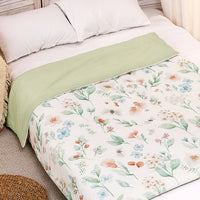 150x110cm Summer Cool Quilted Naptime Blanket - The Palm Beach Baby Estimated 12 - 20 Day Shipping