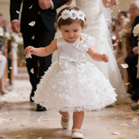Butterfly Wishes Special Occasion Baby/Toddler Girls Dress with Headband