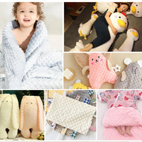 Ultra-Soft Sensory Minky Dot Children's Blanket In 10 Baby-Loved Colors - The Palm Beach Baby Esrimated 13-19 Day Shipping