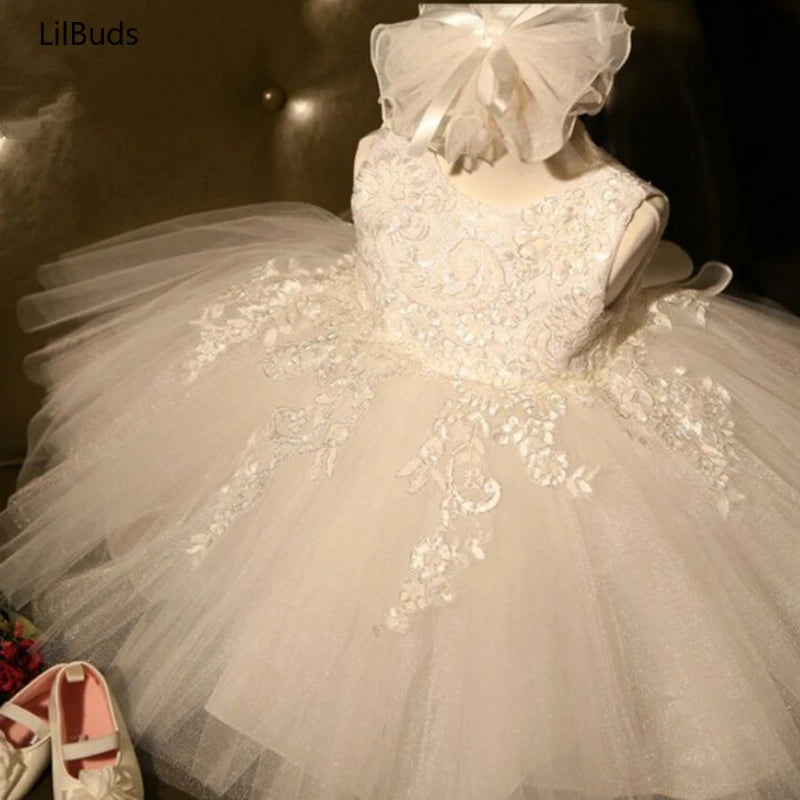 "Vivian" Lace Tulle Occasion Dress