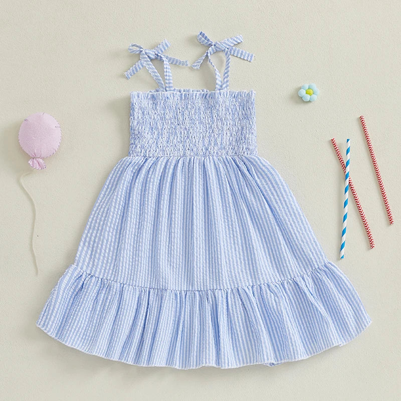 "USA Gal" Fun Striped Sundress