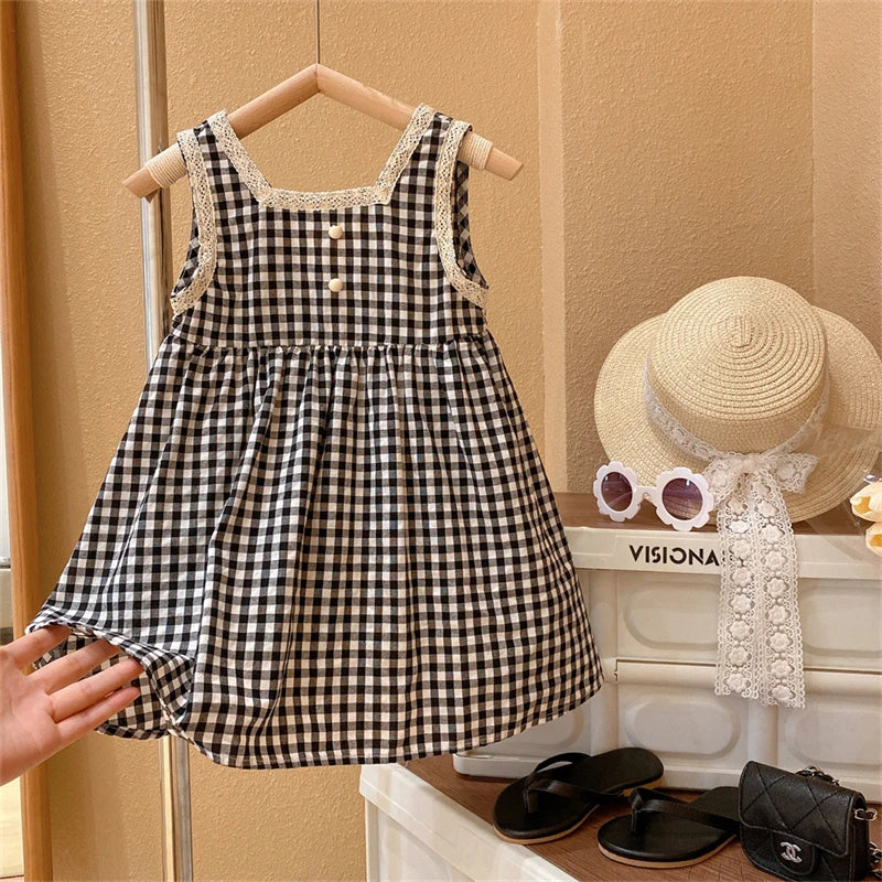 "Bethany-Ann" Fun Check Party Dress