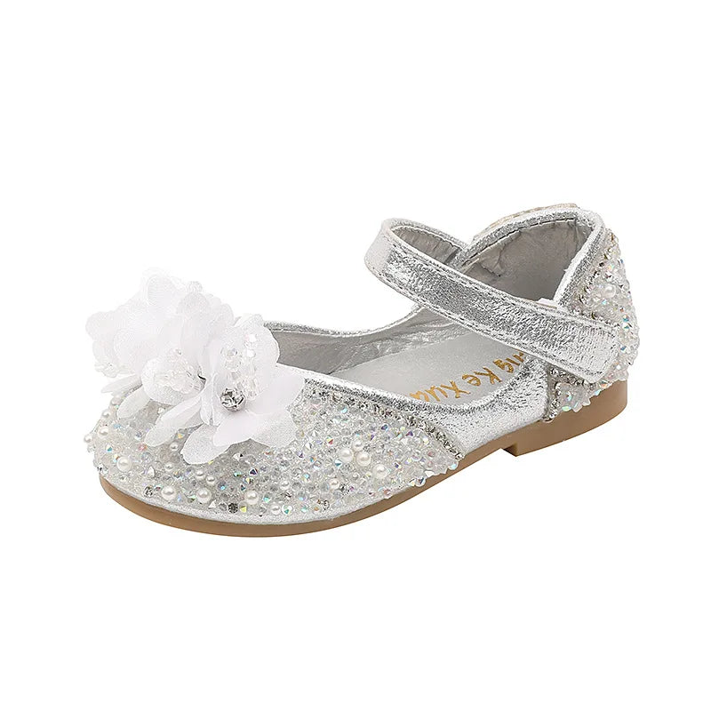 Sparkles & Fleurs Children's Vegan Faux Leather Mary Janes