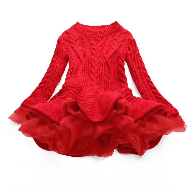 "Daniella" Winter Knit Tutu Dress