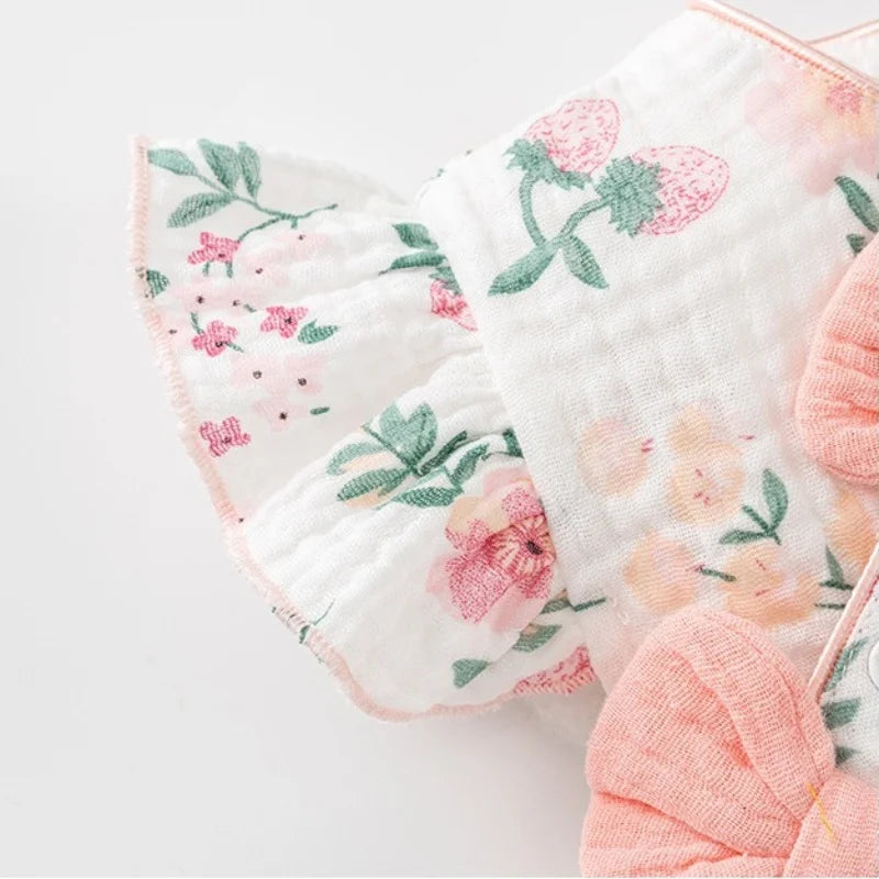 "My Little Flower" Pink Babies Romper
