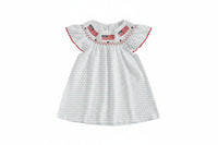 Pamela Patriotic A-Line Cute Summer Dress For Girls in 5 Adorable Designs - The Palm Beach Baby Estimated 20 - 30 Day Shipping