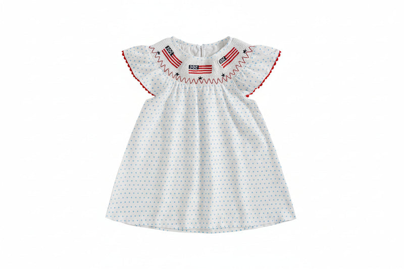 Pamela Patriotic Summer Dress for Girls | The Palm Beach Baby Pamela Patriotic Summer Dress for Girls | The Palm Beach Baby