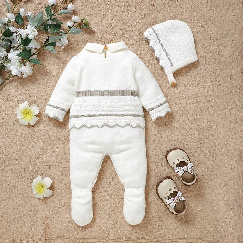 "Priscilla" Knit Romper Set