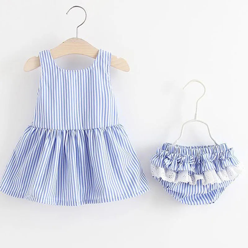 "Annamarie" Seersucker 2 PC Dress Set