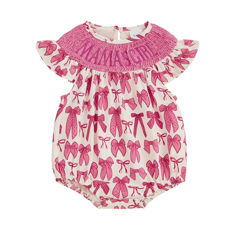 Mama's GirlBabies Smocked Bubble