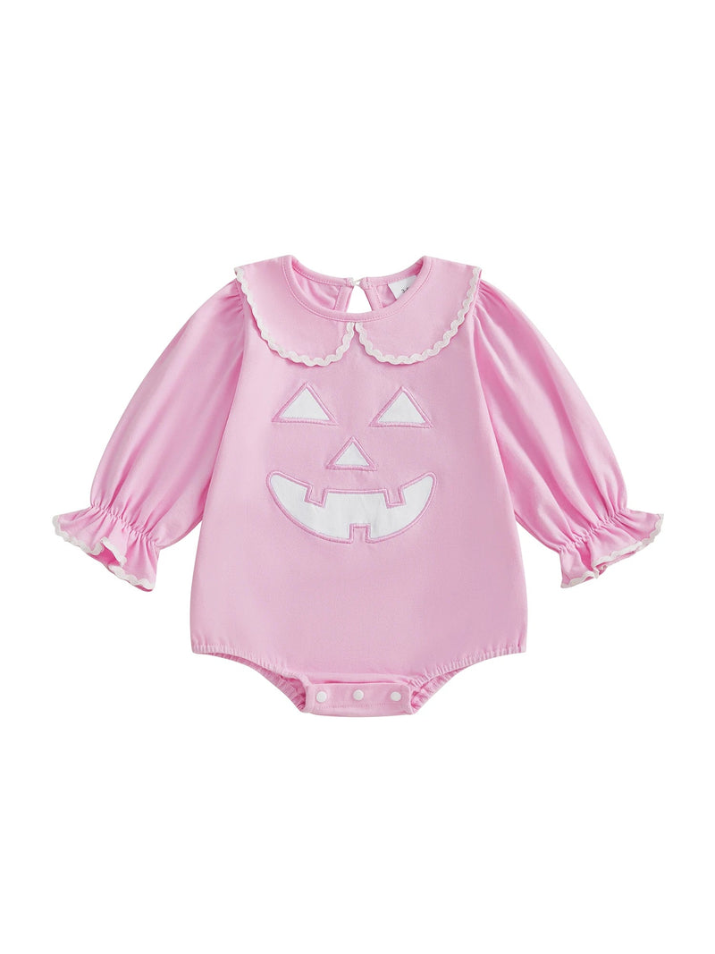 "Polly Pumpkin" Adorable Halloween Baby Outfit - Princess Pink
