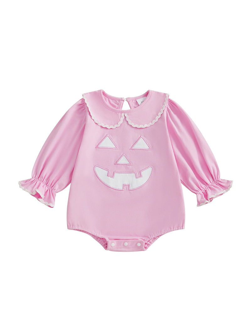 "Polly Pumpkin" Adorable Halloween Baby Outfit - Princess Pink