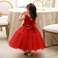Rowena Lace Special Occasion Dress with Matching Headbow