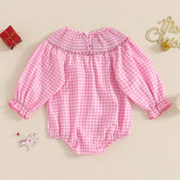 Holiday Cuteness Smocked Baby Bubbles - 10 Festive Styles - The Palm Beach Baby