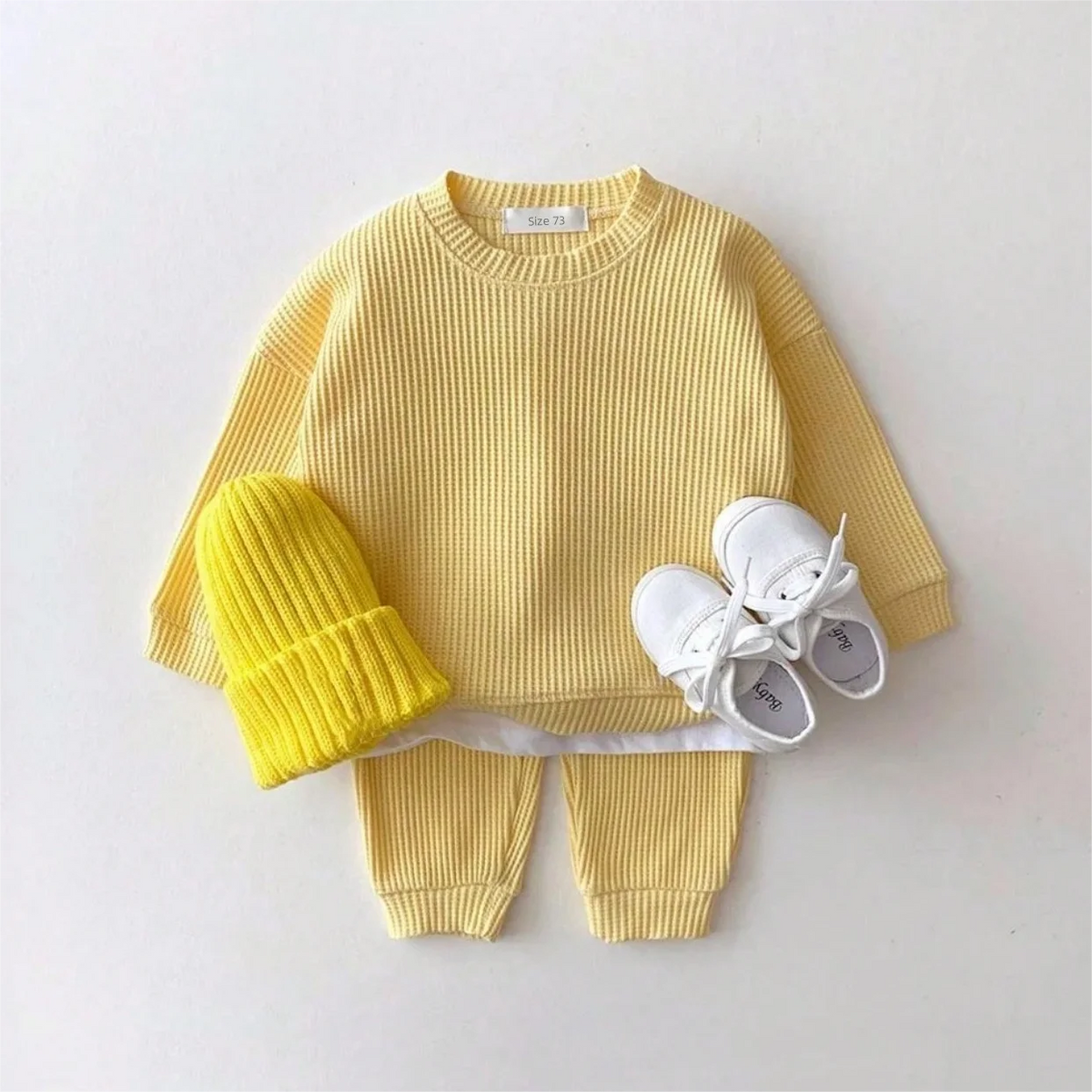 Bryce 2 Piece Fashionable Childrens Waffle Knit Clothing Set