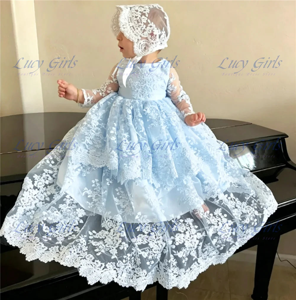 Margaret-Ann Heirloom Lace Baby Gown - 3 Mos-14 Yrs