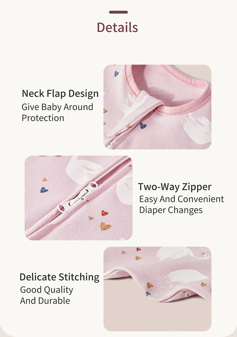 Sleepytime Anti-Kick Infant Sleep Sacks showcasing the neck flap design, providing additional comfort for your baby.