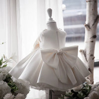 Emery Little Girls Occasion Dress With Faux Pearl Collar - The Palm Beach Baby Estimated 14 - 23 Day Shipping