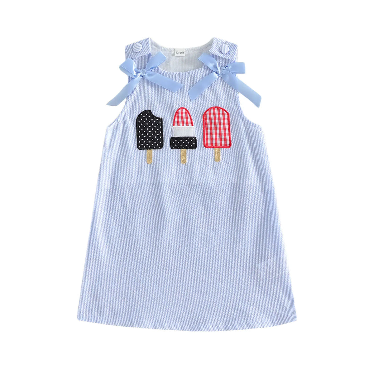 Seersucker Popsicles: A-Line Cute Summer Dress - The Palm Beach Baby Esrimated 13-19 Day Shipping