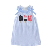 Seersucker Popsicles: A-Line Cute Summer Dress - The Palm Beach Baby Esrimated 13-19 Day Shipping