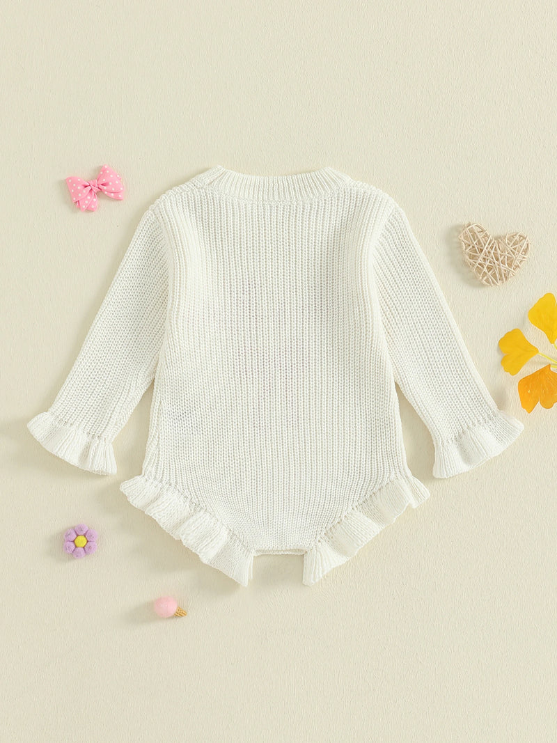 She's Here Knitted Bow Baby Bubbles - 3 Adorable Colors