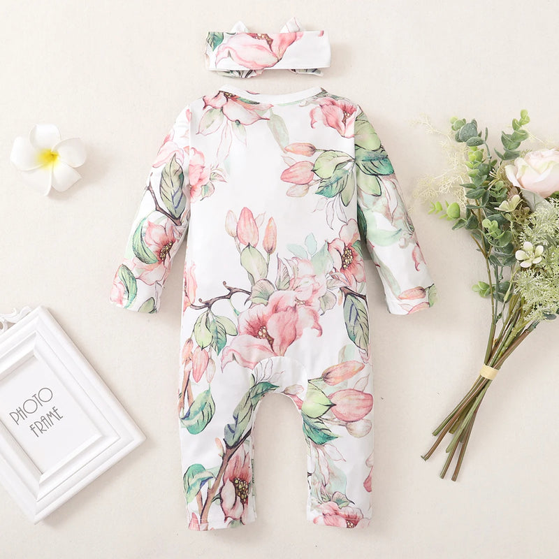 "Sara-Elise" Floral Romper Set