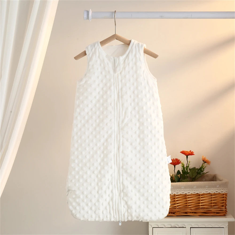Minky Sleeping Bag Baby's Anti-Kick Zippered Sleeveless - 7 Colors - The Palm Beach Baby Estimated 13 - 20 Day Shipping