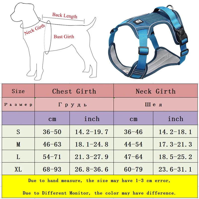 Dapper Pet: Adjustable Reflective Harness