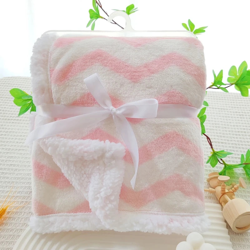 Soft Coral Fleece Children's Blankets