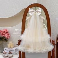 Paisley Timeless Beige Tulle Sequined Special Occasion Dress with Veil