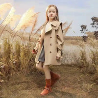 "Morgan" Children's Trench Coat for Ages 5-14 - Classic Style in 3 Trendy Colors - The Palm Beach Baby