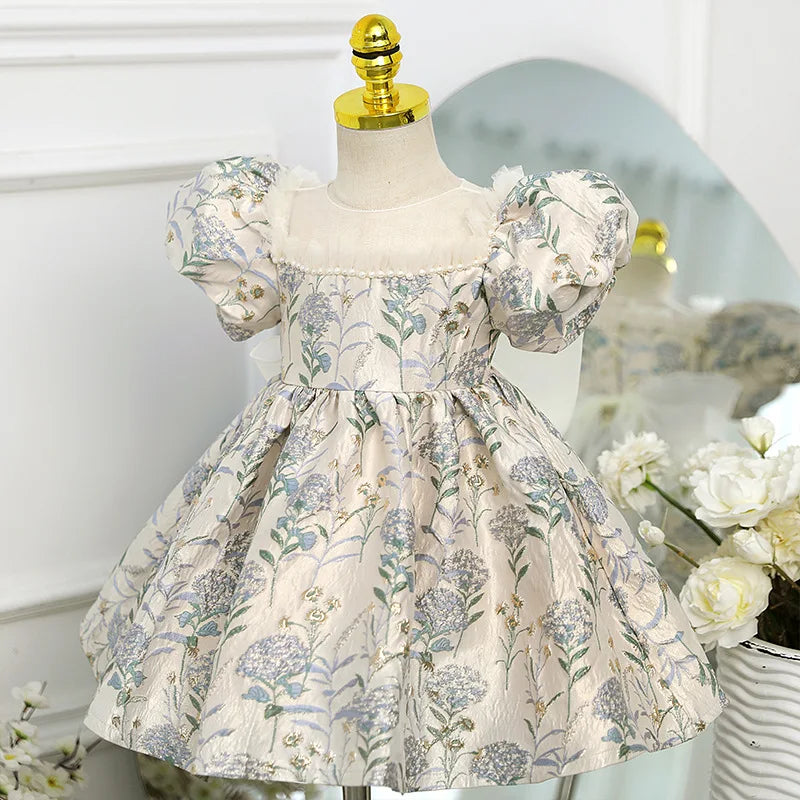 Celeste-Clarice Brocade Party Dress for Little Girls - The Palm Beach Baby The Palm Beach Baby