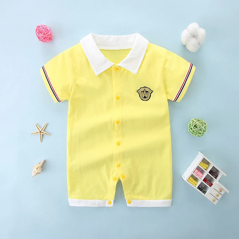 "Preppy Precious" Babies Romper - 5 Colors