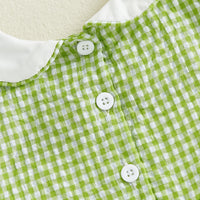 Smocked Cuties Seersucker Rompers Embroidered In 2 Kid-Worthy Designs - The Palm Beach Baby Estimated 13 - 20 Day Shipping