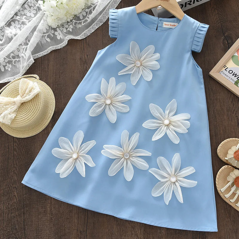 "Summer Flowers" Party Dress - 6 Colors