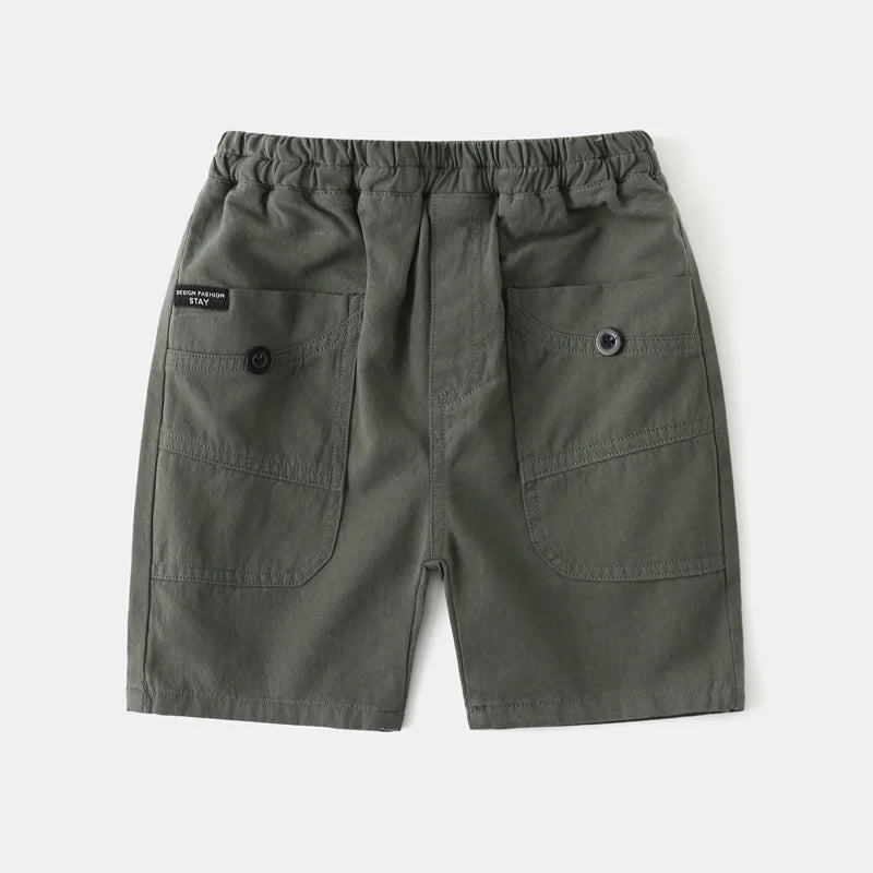 Derrick Boys Cotton Shorts in 3 Color Options