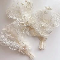 Lace Flowers Whimsical Elastic Headband: 9 Design Options
