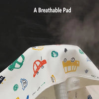 Children's waterproof changing pad cover in cute prints for babies, 50x70 cm or 70x90 cm, soft cotton.