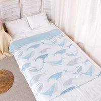 150x110cm Summer Cool Quilted Naptime Blanket - The Palm Beach Baby Estimated 12 - 20 Day Shipping